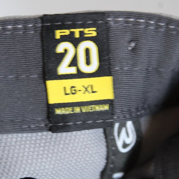 Richardson Pulse Flexfit Men's Gray/Red Embroidered S Baseball Hat ~L/XL~ - Picture 8 of 9